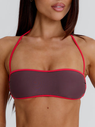 CASSIDIE BIKINI TOP BROWN Bikini Top 