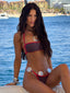 CASSIDIE BIKINI TOP BROWN Bikini Top 
