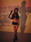 CAVEWOMAN MICRO MINI SKIRT BROWN Mini Skirt 