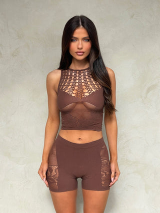 CAYENNE SHORTS BROWN Shorts 