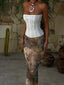 SOLA MESH CORSET TOP WHITE Corset 