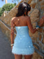 CECILIANA MINI DRESS BLUE Mini Dress 