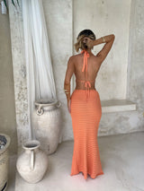 CELESTE MAXI SKIRT ORANGE Maxi Skirt BOSDA 