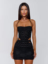 CELESTINE MINI DRESS BLACK Mini Dress 