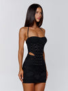 CELESTINE MINI DRESS BLACK Mini Dress 