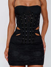 CELESTINE MINI DRESS BLACK Mini Dress 