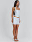 CELIA MINI SKIRT SILVER Mini Skirt 