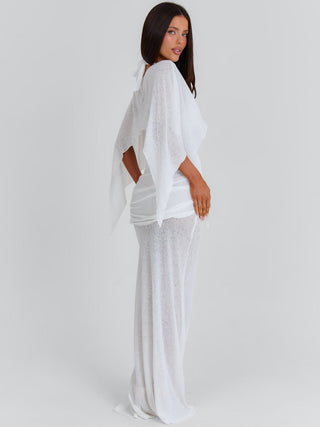 CHER MAXI DRESS WHITE Maxi Dress 