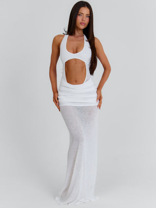 CHER MAXI DRESS WHITE Maxi Dress 