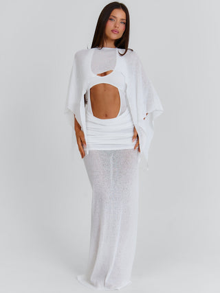 CHER MAXI DRESS WHITE Maxi Dress 