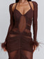 CHERREY MAXI DRESS CHOCOLATE Maxi Dress 
