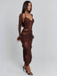 CHERREY MAXI DRESS CHOCOLATE Maxi Dress 