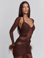 CHERREY MAXI DRESS CHOCOLATE Maxi Dress 