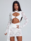 CLEMENTINE MINI DRESS WHITE Mini Dress 