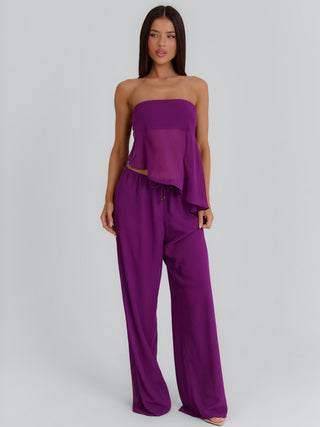 CLOVELLY PANT PLUM Pants 