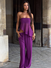 CLOVELLY TOP PLUM