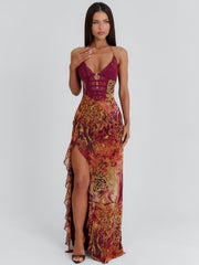 CRESSIDA MAXI DRESS CELINE