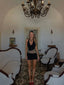 CRIMSON MINI DRESS BLACK Mini Dress 