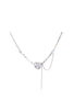CRYSTALE NECKLACE SILVER Necklace 