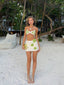 CUPID MINI SKIRT MATCHA Mini Skirt 