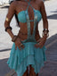 DARLA MINI DRESS TEAL Mini Dress 