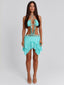 DARLA MINI DRESS TEAL Mini Dress 