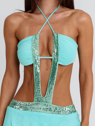 DARLA MINI DRESS TEAL Mini Dress 