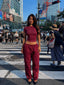 KARINA SWEATPANTS CHERRY Pants 