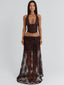 DEBBIE MAXI SKIRT CHOCOLATE Maxi Skirt 