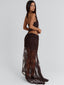 DEBBIE MAXI SKIRT CHOCOLATE Maxi Skirt 