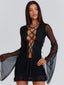 DEBORAH MINI DRESS BLACK Mini Dress 