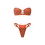 DENVER BIKINI BOTTOM ORANGE SHIMMER Bikini Bottoms 