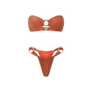 DENVER BIKINI TOP ORANGE SHIMMER Bikini Top 