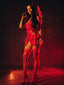 DEVIL BODYSUIT & SKIRT SET RED Mini Skirt 