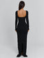 DIONNE LONG SLEEVE MAXI DRESS BLACK Maxi Dress 