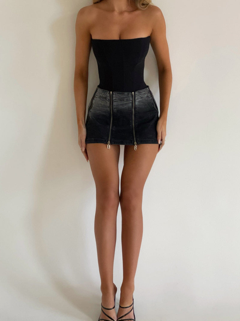 ELESTRIA MINI SKIRT BLACK Mini Skirt 