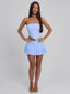 ELIJA MINI DRESS BLUE STRIPE Mini Dress 