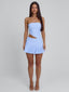 ELIJA MINI DRESS BLUE STRIPE Mini Dress 