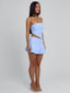 ELIJA MINI DRESS BLUE STRIPE Mini Dress 