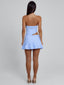 ELIJA MINI DRESS BLUE STRIPE Mini Dress 