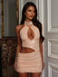 ELISAE MINI DRESS BLUSH Mini Dress 