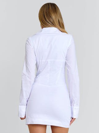 ELIZABETH MINI DRESS WHITE Mini Dress 