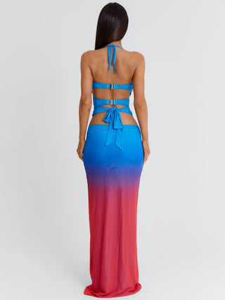 ELLEE MAXI DRESS BLUE OMBRE Maxi Dress 