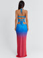 ELLEE MAXI DRESS BLUE OMBRE Maxi Dress 