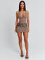 ELLY MINI DRESS BROWN Mini Dress 