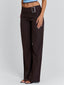 ELYSA PANT BROWN PINSTRIPE Pants 