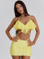 EMARI MINI SKIRT YELLOW Mini Skirt 