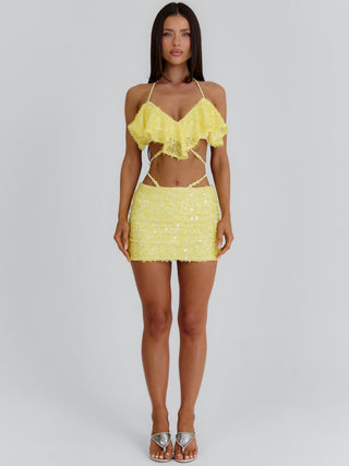 EMARI CROP TOP YELLOW Crop Top 