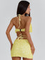 EMARI MINI SKIRT YELLOW Mini Skirt 