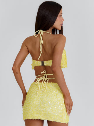 EMARI MINI SKIRT YELLOW Mini Skirt 